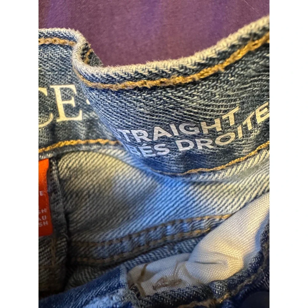 The Childrens Place Boys Straight Slim Jeans 2 Pack Size 6 Light Dark Wash Denim